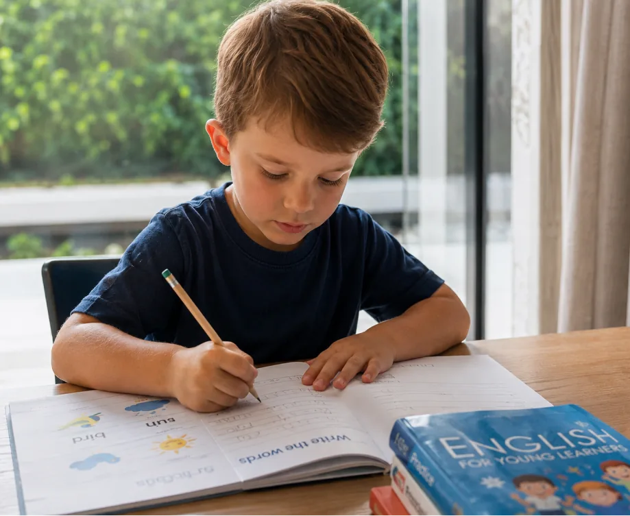 Aluno do curso Kids Baby